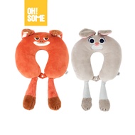 【OHSOME x Disney】- Zootopia Judy Nick U Shape Neck Pillow/ Plush Travel Pillow With 3D Ear
