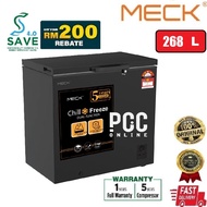[SAVE4.0]MECK MFZ-268 Chest Freezer Peti Sejuk Daging Peti Sejuk Beku 268L
