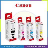 หมึก CANON พร้อมกล่อง 2010/3000/3010 แท้ หมึกเติม 790 สี BK, C, M, Y หมึกพิมพ์ Canon GI-790 Nvl4ใช้ก