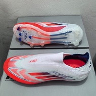 F50 Laceless FG 39-45 Men s Outdoor Knitting Football Shoes Anti-Slip And Wear-Resistant Football bo