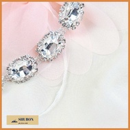 1 mét dây đính đá dạ quang pha lê sang trọng có thể đính lê trang phục- phụ kiện thời trang