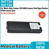 BATT99 High Quality Medical Battery 10.8V 6750mAh for Welch-Allyn Connex VSM 6000,Connex Vital Signs