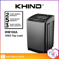 Khind 10KG Fully Auto Washing Machine WM100A Non-Inverter / 12KG WM120A / Midea 12.5KG Top Load MFW-