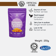 Organic Sultana Raisin 250g Turkey