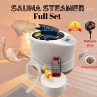 Sauna Steamer Pot Periuk Sauna Sahaja Full Set