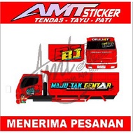 Truck Regasion Sticker Front Cabin Decal Truck Varitioning Sticker