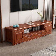 Simple Wholesale Log Living Room Chinese Style Rice Oak Floor Cabinet Rice 2.01.2 TV Cabinet Solid W