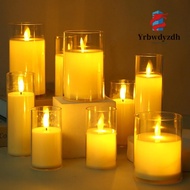 YRBWDYZDH Electronic Flameless Candles Home LED Decoration Light Flickering Wick