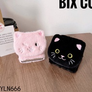 For Samsung Galaxy Z Flip 7 7FE 6 5 4 3 2 1 Fashion Fluffy little cat Phone Case For Galaxy Z Flip7 