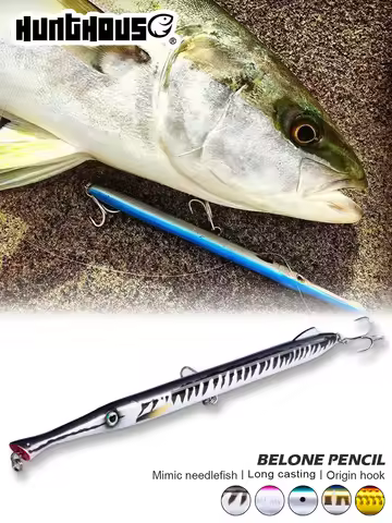 Hunthouse DON BELONE Spinning Lures Savage Gear Fishing Pencil Baits Stickbait Tuna Predator 23g/27g