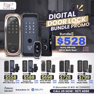 [ Local sellerSG] bundle digital lock on door and gate