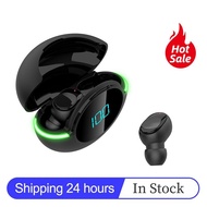 TWS Y80 Bluetooth 5.1 Wireless Earbuds Charging Case 9D Stereo with Microphone