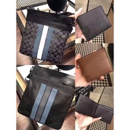 Guarantee !! COACH Men sling bag /Men wallet