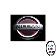 VALENTI Ornament Plate Nissan Emblem Plate Size: 52mm Flare Red NS-305R