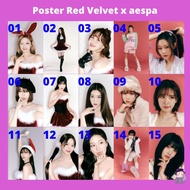 Red VELVET AESPA WINTER 2022 POSTER | Kpop A3 A4 POSTER