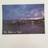 New Ready Stock St. Ives At Dusk The Beauty Of Cornwall Post Card 1 Pc