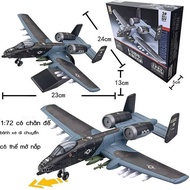 1:72 Xujia A10 Thunderbolt 2 Fighter Su-25 Model Military Assembly Toy Tank