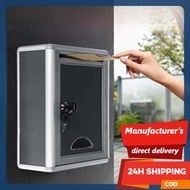 Waterproof Outdoor Letter Mailbox Aluminium Alloy Security Locking Post Box