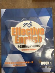 Effective English reading paper for junior students book 1