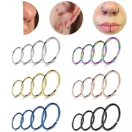 Piercing Nostrill Ring Hoop Septum Earring Tragus Helix Stainless Steel 6/8/10/12mm