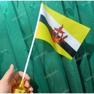 BRUNEI COUNTRY FLAG BRUNEI DARUSSALAM TABLE FLAG IMPORT