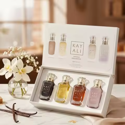 KAYALI Unisex Perfume Set 4*10ml Long Lasting Fresh Mild Elegant Floral Fruity Musk Natural Fragranc