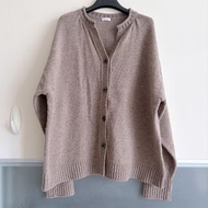 ‼️ 清衣櫃 不議價 $80 ‼️ ♻️ Bliss bunch 啡色 冷外套 Wool Nylon Cardigan Muji Ichi heavenly