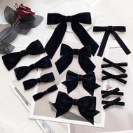 High quality black velvet bow tie, BARA dress accessory