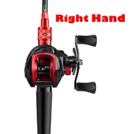 HAIYI FISHING รคันเบ็ดและรอกตกป 19+1BB อัตราทดเกียร์ 7.2:1 พร้อมสายตกปลา PE และเหยื่อตกปลาคันตีเหยือ