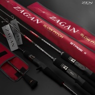 Zen zagan X ea slow pitch stage ii sw bc overhead fishing rod