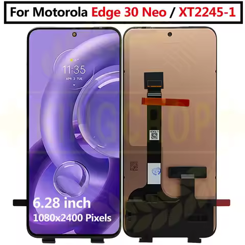 Original For Motorola Edge 30 Neo LCD XT2245-1 Display Touch Screen Digitizer Assembly For Moto Edge