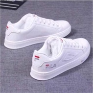 FILA korean white shoes for women