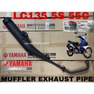 LC135 5S 55C V2-V3 MUFFLER EXHAUST PIPE EXZOS YAMAHA 100% ORIGINAL