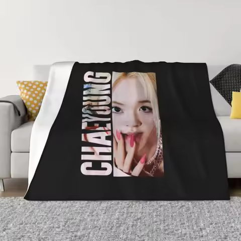KPOP CHAEYOUNG Throw Blanket Quilt Blanket Blankets for babies For Sofa