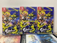 《今日快閃價》（中古二手）日版 Switch NS遊戲 漆彈3 漆彈大作戰3 噴射軍團3 噴射漆彈3 噴射戰士3 Splatoon 3 斯普拉遁3 中英日文版 （可1-8人遊戲 派對遊戲 多人遊戲 Party Game）