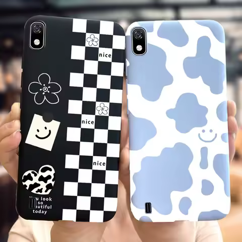 For Samsung A10 Case Samsung A10s Cover Lovely Milk Cow Coque Soft Phone Case For Samsung Galaxy A10