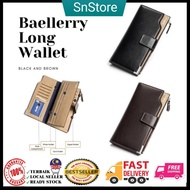 [Ready Stock]Baellerry-Wallet For Men-Beg Duit Lelaki-Men Wallet-Dompet Lelaki-Long Wallet-Leather Wallet-Money Clip