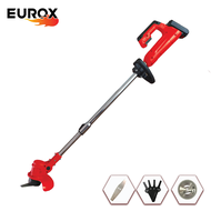 เครื่องตัดหญ้าไร้สาย ตัดหญ้าไฟฟ้า เครื่องตัดหญ้าแบต 21VJ EUROX แถมฟรีใบมีด 3 ชนิด