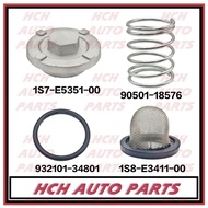 DRAIN OIL FILTER SET - YAMAHA - LC 135/ Y15/ Y16/ SRL/ R15/15M/ FZ 150/ XMAX (DRAIN OIL CAP/SPRING/O