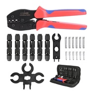 ❥Crimping Pliers Solar Terminal Crimping Tools Crimp Clamp Stripper Hand Tools Set Kits LY-2546B ❂5