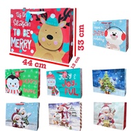 !!️Paper Bags With Handles Christmas Paper (Size 45 * 33 * 13) With Gift Beautiful