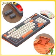 JACOLR RAIKU T98 Keyboard, 98 Key Layout Backlight Keyboard Mouse Set,   Lighting Rainbow Color Lumi