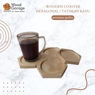 Hexagonal Wooden coaster hexagonal Wooden coaster/
