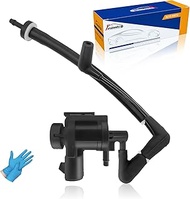 YINZHIGUO 7L1Z-9H465-B 4x4 Vacuum Solenoid Valve and FL3Z-3A788-B Auto-Locking Hub Vacuum Line Tube 