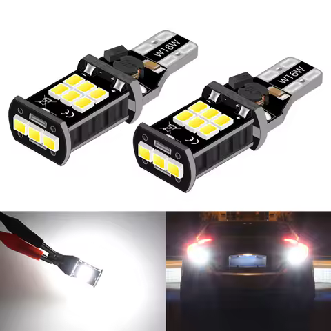 2x T15 W16W LED No Error Car Backup Reverse Light Bulb for BMW E60 E90 Ford Fusion Focus 2 3 Audi A3