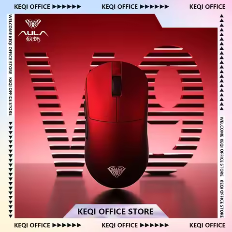 AULA V9 V9+ Wireless Mouse Tri Mode Bluetooth Lightweight Mouse E-sports Gaming Mice Esports Gaming 