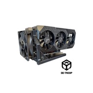 Stand Rig Mining GPU Double External Support with Fan Holder Stand - n0