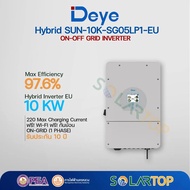 Deye Inverter 10KW Hybrid EU 1Phase (รับประกัน 10 ปี) [จัดส่งฟรีทั่วประเทศ*]