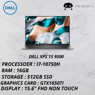 DELL XPS 15 9500 I7-10750H 16GB 512GB SSD GTX1650TI 15.6 FHD WIN10