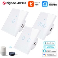 Graffiti zigbee Switch wifi Switch IoT 86 Type European Standard Wall Switch Single Fire Wire Zero F